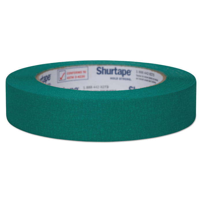 Duck Color Masking Tape, 3" Core, 0.94" x 60 yds, Green