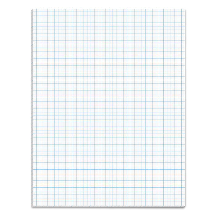 TOPS Cross Section Pads, Cross-Section Quadrille Rule (5 sq/in, 1 sq/in), 50 White 8.5 x 11 Sheets