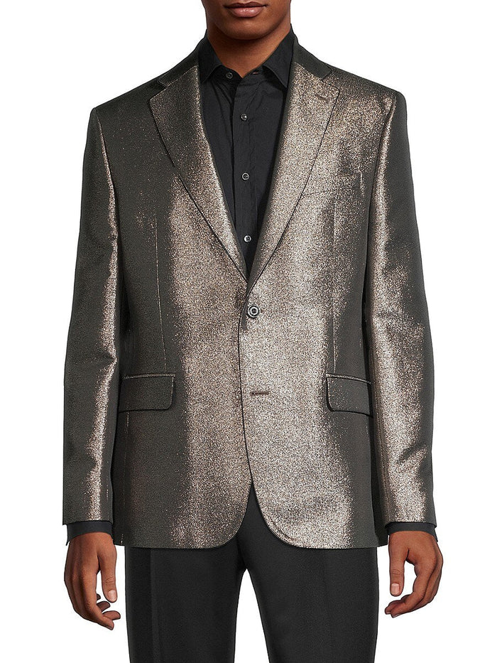 Tallia Men’s Regular-Fit Metallic Sportcoat – Gold – Size 38 S by Vanessa Jane
