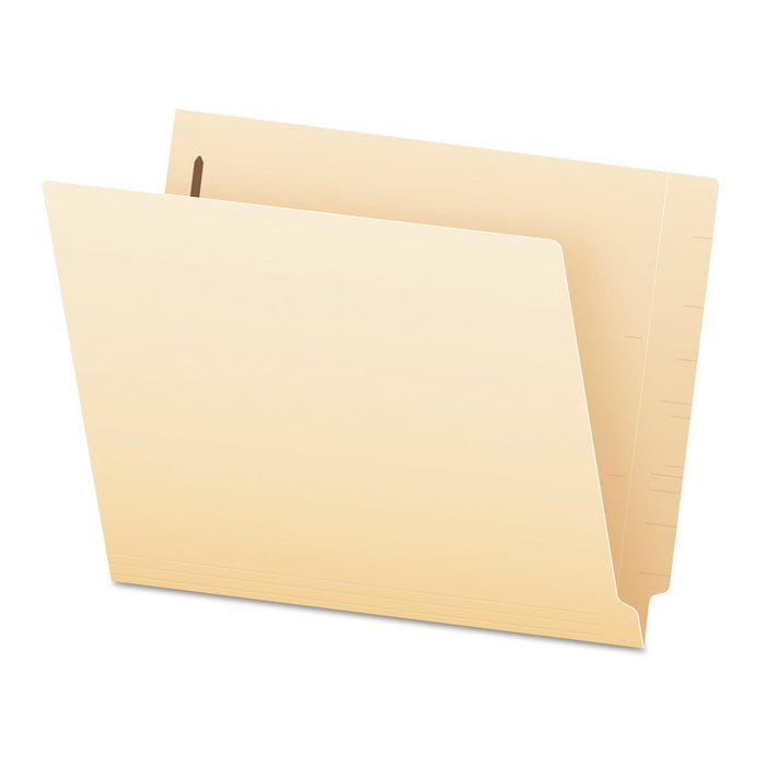 Pendaflex SmartShield End Tab Fastener Folders, 1 Fastener, Letter Size, Manila Exterior, 50/Box