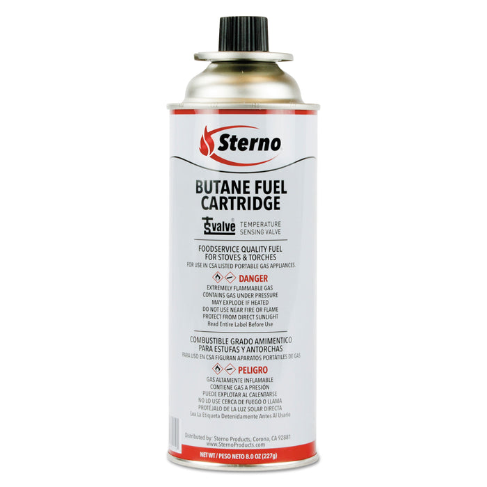 Sterno Butane Fuel Cartridge, 8 oz