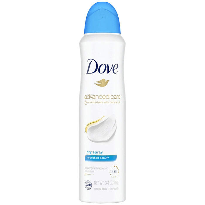 Dove Advanced Care Antiperspirant Deodorant, Dry Spray, Nourished Beauty, 3.8 Ounce by Pasteur Pharmacy
