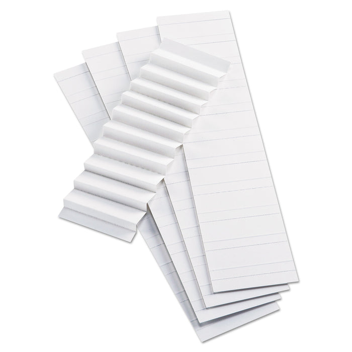 Pendaflex Blank Inserts For Hanging File Folders, Compatible with 42 Series Tabs, 1/5-Cut, White, 2" Wide, 100/Pack
