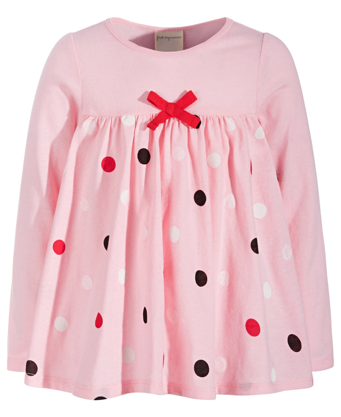 First Impressions Toddler Girls Sweetheart Dot Long-Sleeve Tunic, Size 2T by Vanessa Jane