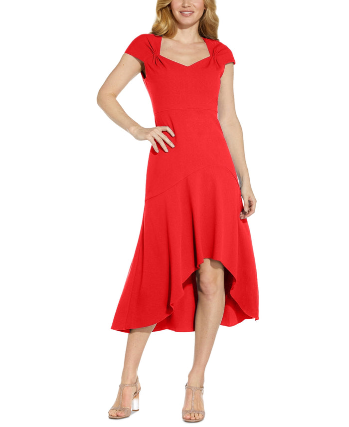 Adrianna Papell Sweetheart-Neck High-Low Dress, Size 6 by Vanessa Jane