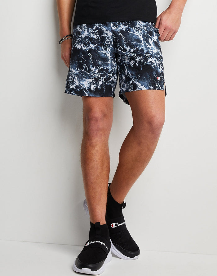 Champion Mens Printed Performance 7 Shorts, Size Small by Vanessa Jane