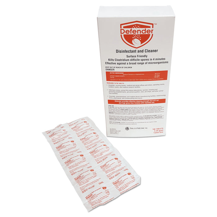 TrustMedical Sporicidal Disinfectant Tablets, 100/BX
