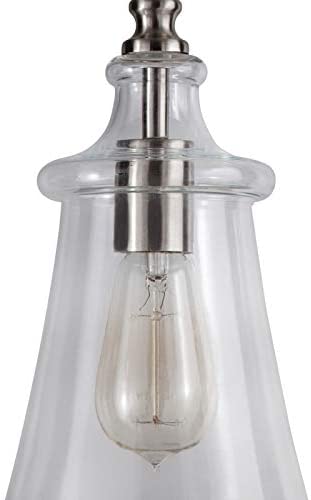 Park Harbor PHPL5481BN Milford 6-in Wide Single Light Mini Pendant by Vanessa Jane