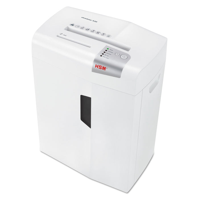 HSM of America shredstar X20 Cross-Cut Shredder, 20 Manual Sheet Capacity