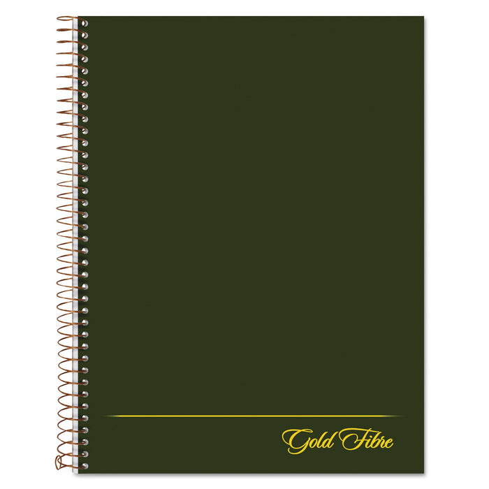Ampad Gold Fibre Wirebound Project Notes Book, 1 Subject, Project-Management Format, Green Cover, 9.5 x 7.25, 84 Sheets