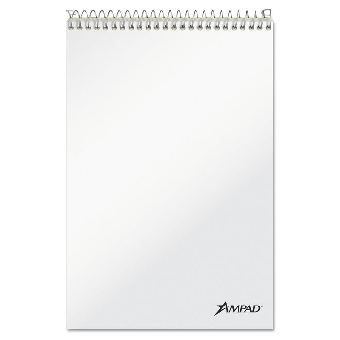 Ampad Steno Pads, Gregg Rule, Tan Cover, 70 Green-Tint 6 x 9 Sheets, 6/Pack