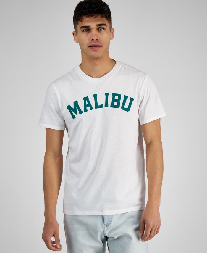 And Now This Mens Malibu Graphic T-Shirt, Size Medium by Vanessa Jane