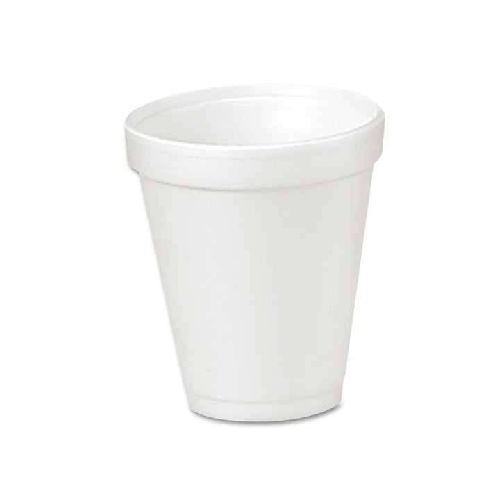 Dart Foam Drink Cups, 4 oz, 50/Bag, 20 Bags/Carton