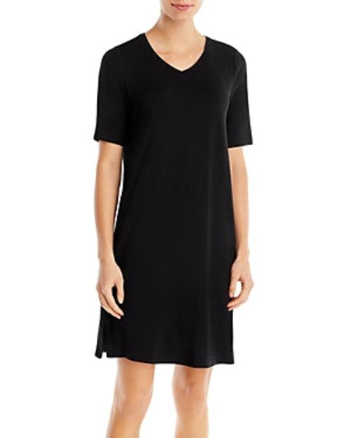 Eileen Fisher V-Neck T-Shirt Dress, Size Medium by Vanessa Jane