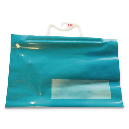 FireKing Prescription Organizing Bags for Medical Cabinet, 14" x 15", Blue, 50/Pack