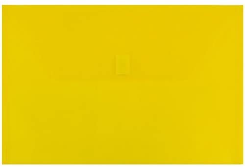 JAM Paper 6Pack, Plastic Envelopes with Hook & Loop Closure Legal Booklet by Vanessa Jane