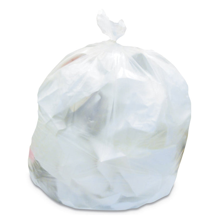 Heritage High-Density Waste Can Liners, 45 gal, 22 microns, 40" x 48", Natural, 150/Carton