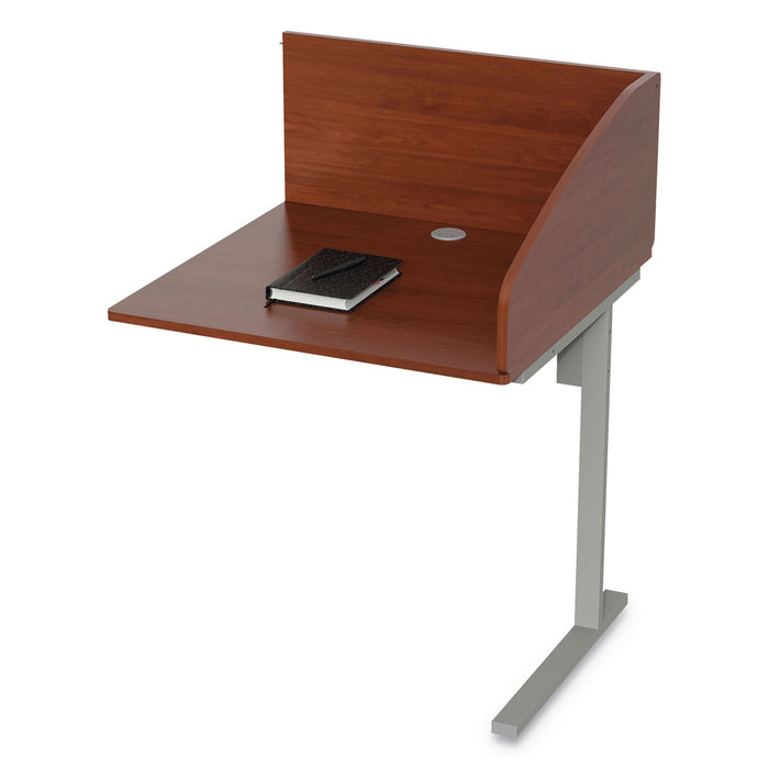 Linea Italia Study Carrell Add On, 1-Leg, 31.25 x 23.25 x 45.25, Cherry