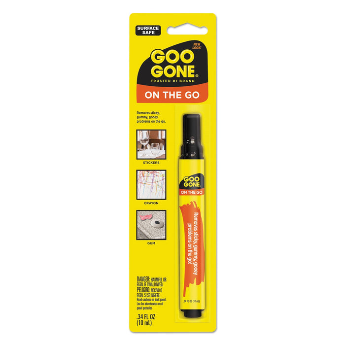 Goo Gone Mess-Free Pen Cleaner, Citrus Scent, 0.34 Pen Applicator