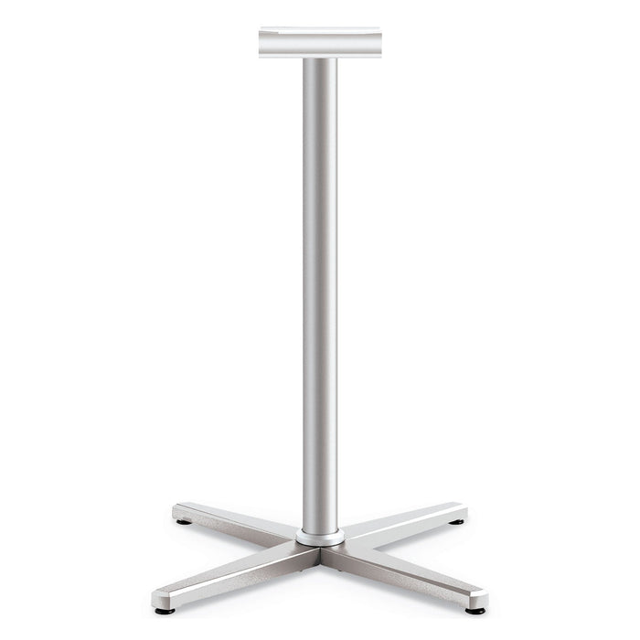 HON Arrange X-Leg Base for 42" to 48" Tops, 32w x 32d x 40h, Silver