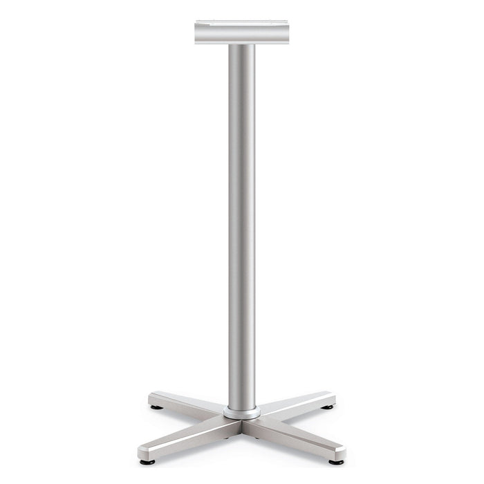 HON Arrange X-Leg Base for 30" to 36" Tops, 25.59w x 25.59d x 40h, Silver