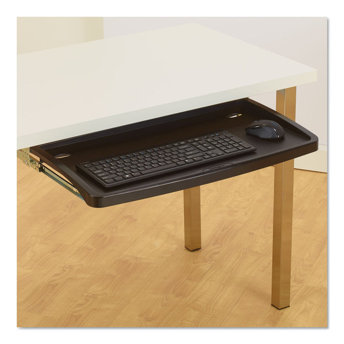 Kensington Comfort Keyboard Drawer with SmartFit System, 26w x 13.25d, Black