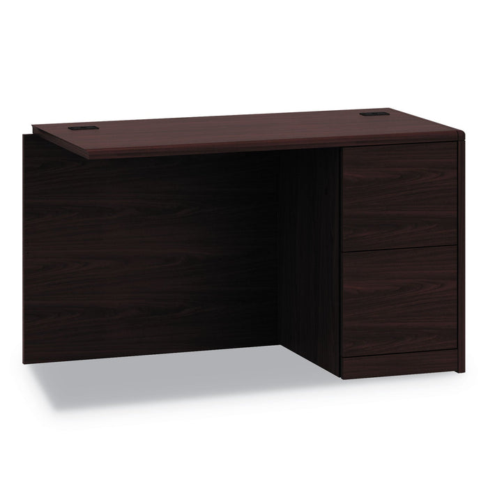 HON 10700 Series Full Right Pedestal Return, 48w x 24d x 29.5h, Mahogany
