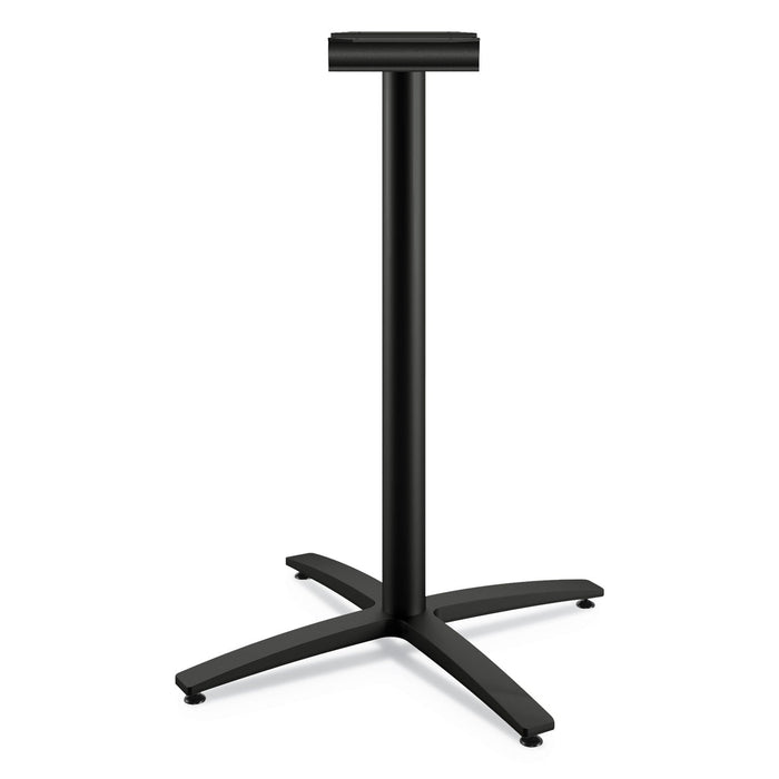 HON Between Standing-Height X-Base for 42" Table Tops, 32.68w x 41.12h, Black