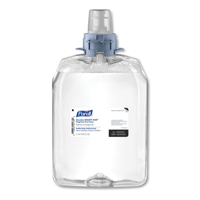 PURELL Education HEALTHY SOAP Fragrance Free Foam, 2,000 mL, 2/Carton