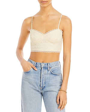 Aqua Lace Bustier Top by Vanessa Jane