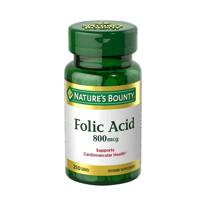 Nature's Bounty® Folic Acid 0.8 mg Tablet, 250 EA by Pasteur Pharmacy