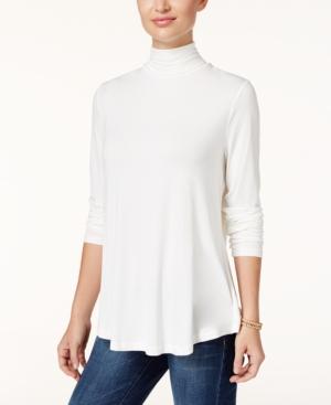 Jm Collection Turtleneck Top by Vanessa Jane