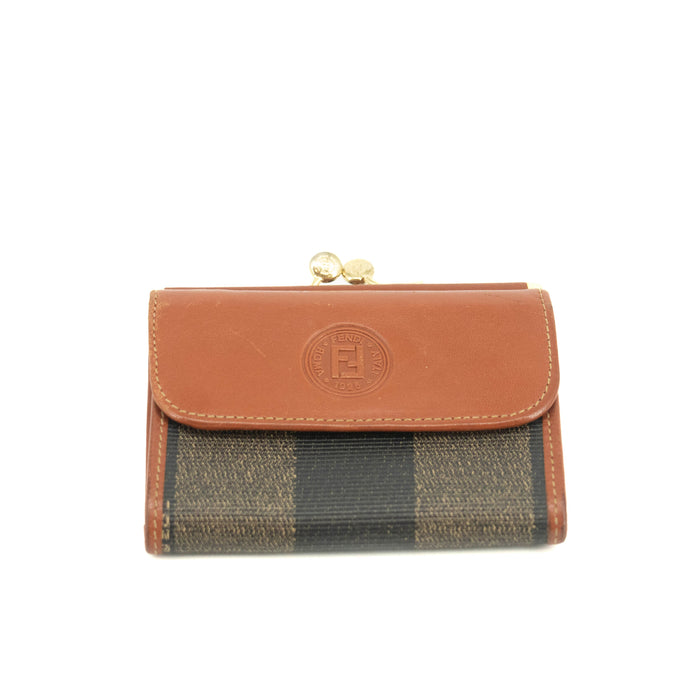 Fendi Coated Canvas Compact Wallet #73 #3353 by Bolt Boutique