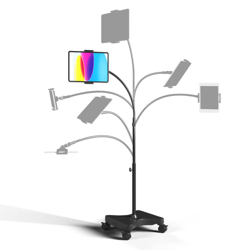NEW - LEVO Gooseneck Tablet Floor Stand WITH Casters by Levō