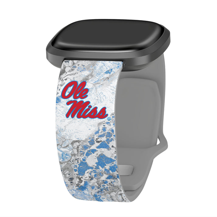 Mississippi Ole Miss Realtree HD Fitbit Versa 3 & Sense 1 Watch Band by Affinity Bands