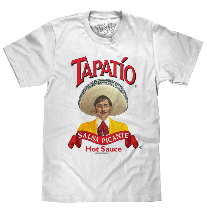 Tapatio Salsa Picante Logo T-Shirt - White by Tee Luv