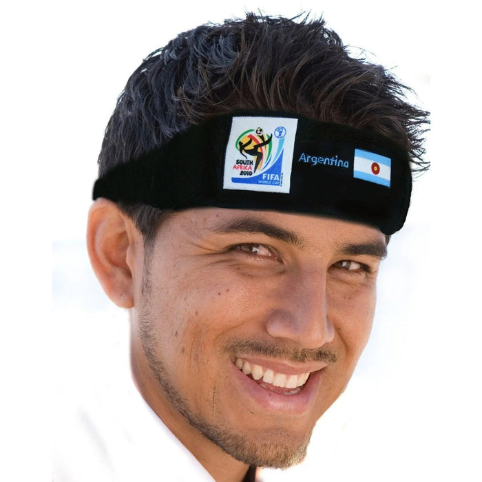 Argentina World Cup Soccer Headband – Official FIFA Licensed Retro Fan Gear by Price Is Right Miami