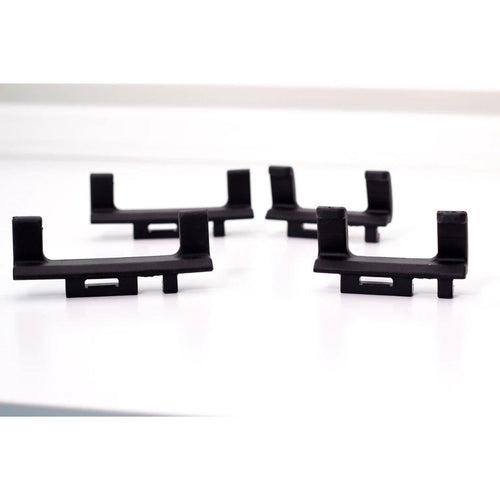 LEVO Pro Clamping Ends for Tablet Stands with Dual Clamp - SET OF 4 (Complete Set) by Levō