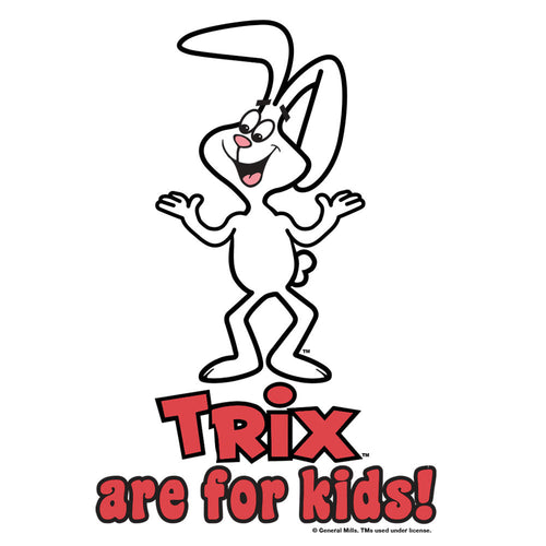 Trix are for Kids! Ringer T-Shirt - White and Red by Tee Luv