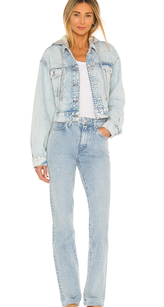 Free People Womens Brando Denim Jacket, Size Small by Vanessa Jane