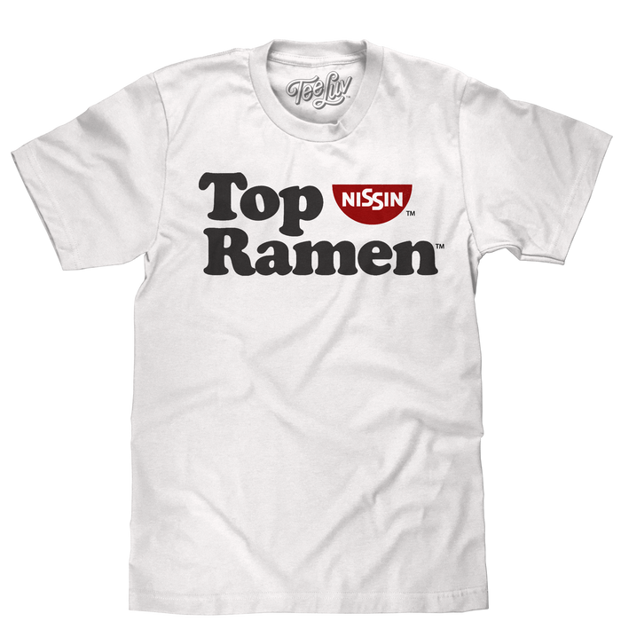 Top Ramen Logo T-Shirt - White by Tee Luv