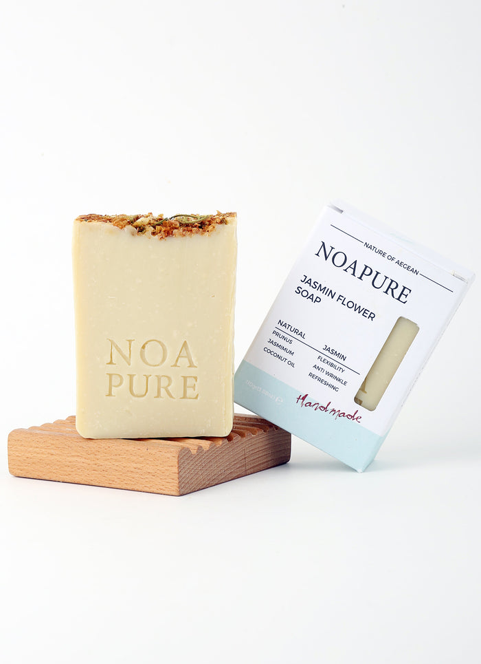 Jasmine Flower Soap Bar by NoaPure.com