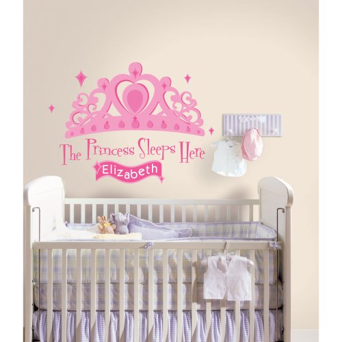 RoomMates Princess Sleeps Here Peel-and-Stick Giant Wall Decal by Vanessa Jane