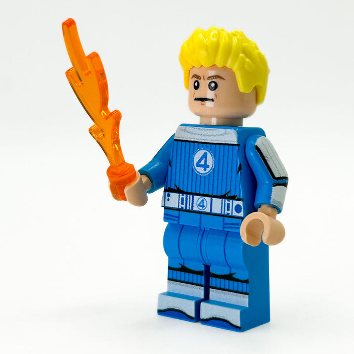 JOHNNY FIRE (FanPlastic 4) made using LEGO parts - B3 Customs by B3 Customs