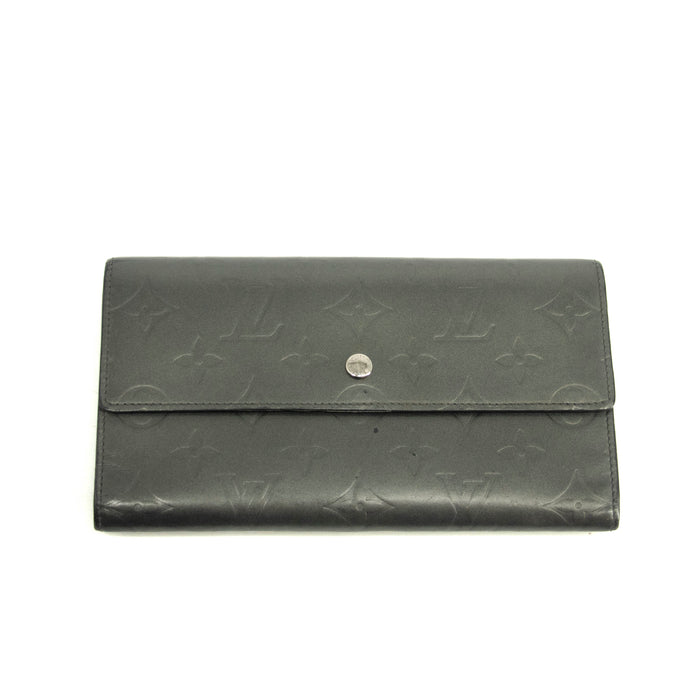 Louis Vuitton Grey Vernis International Long Wallet #3931 by Bolt Boutique