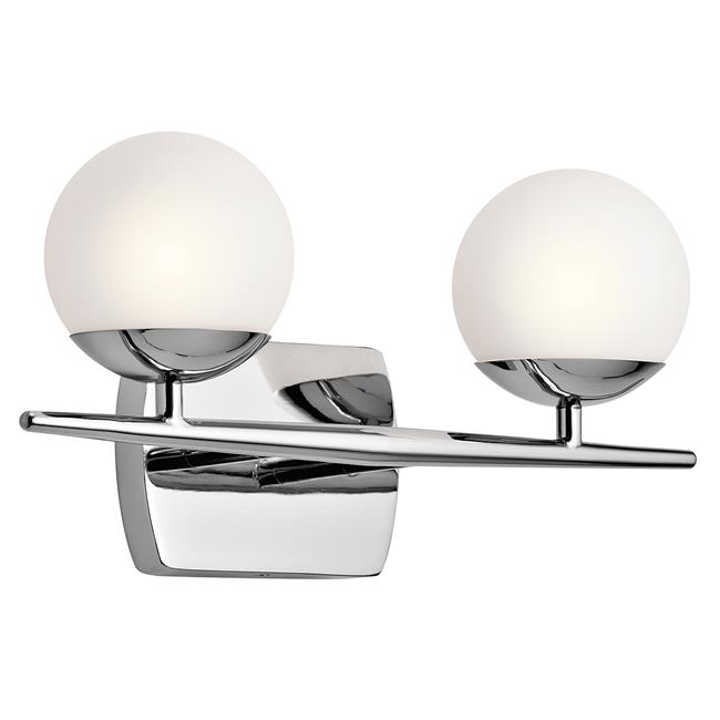 Kichler Lighting Jasper Collection 2-light Chrome Halogen Bath/Vanity Light by Vanessa Jane
