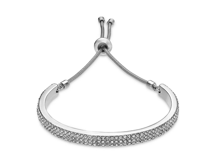 Alfani Pave Curved Bar Slider Bracelet by Vanessa Jane