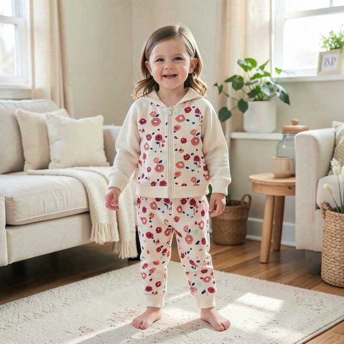 First Impressions Baby Girls 2-Pc Jacket and Jogger Pants Set, Size 3/6Months by Vanessa Jane