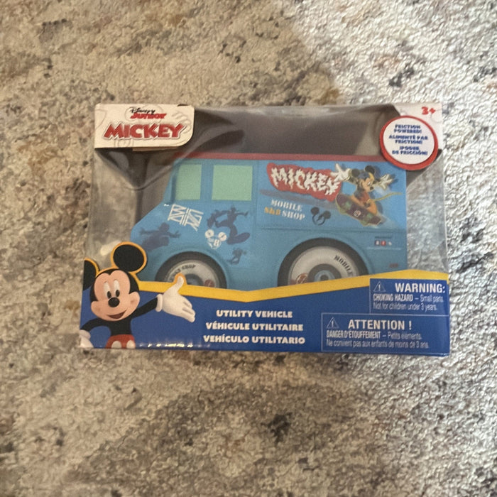 Disney Mickey Mouse Friction-Powered Skate Shop Utility Vehicle, Blue by Price Is Right Miami