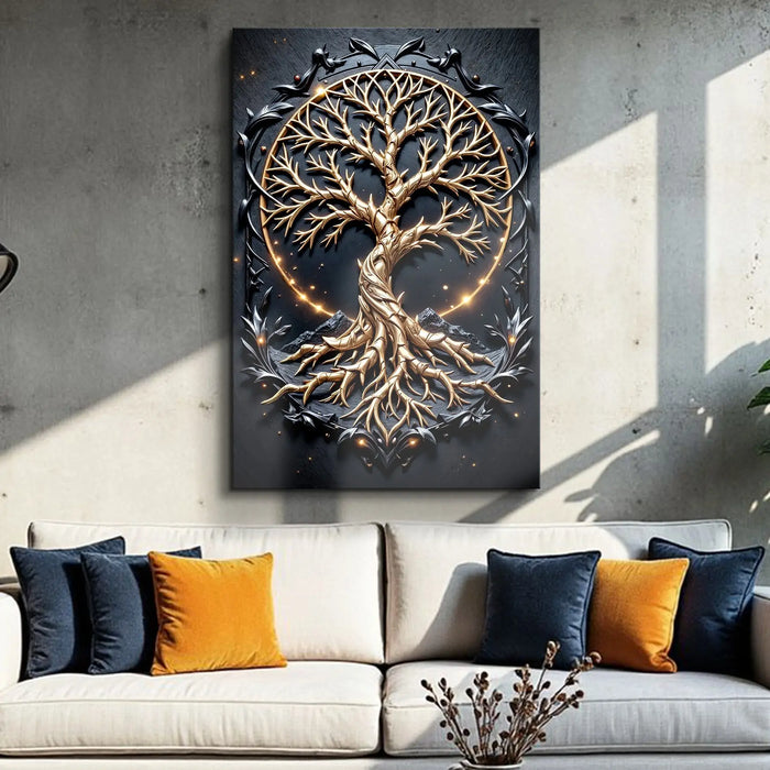 3D Celtic Tree of Life Wall Art II by Tailored Canvases